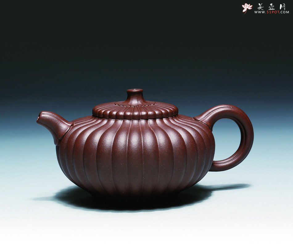 紫砂壶图片：扁菊 - 宜兴紫砂壶网