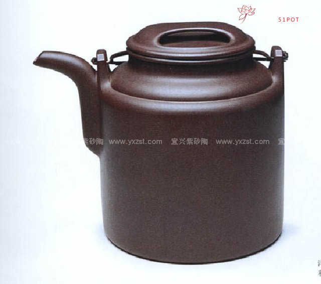 紫砂壶图片：洋桶壶 - 宜兴紫砂壶网