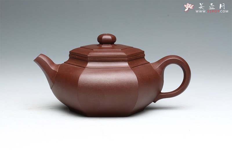 紫砂壶图片：大彬六方壶 - 宜兴紫砂壶网