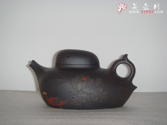 紫砂壶图片：鸭知春 - 宜兴紫砂壶网