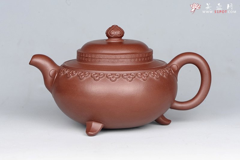 紫砂壶图片：云肩如意壶 - 宜兴紫砂壶网