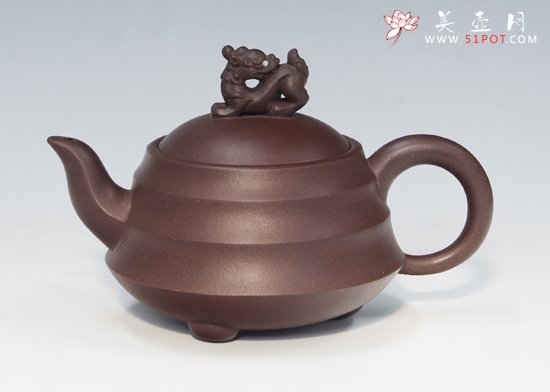 紫砂壶图片：步步高升 - 宜兴紫砂壶网