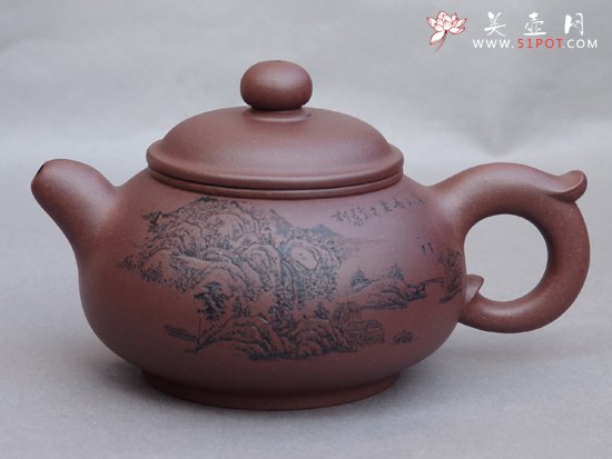 紫砂壶图片：福圆壶 - 宜兴紫砂壶网