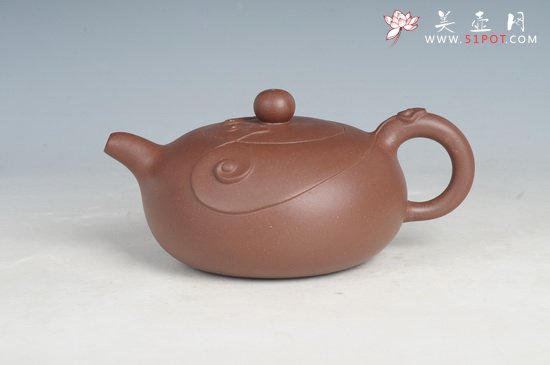 紫砂壶图片：祥云如意 (1) - 宜兴紫砂壶网