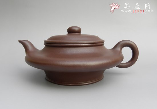 紫砂壶图片：虚扁 - 宜兴紫砂壶网