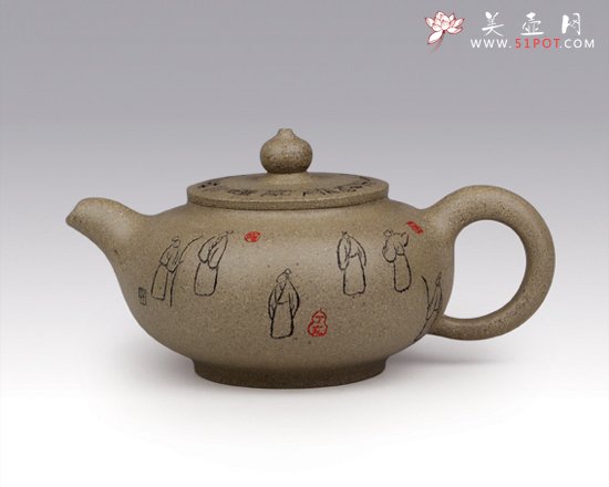 紫砂壶图片：扁珠 - 宜兴紫砂壶网