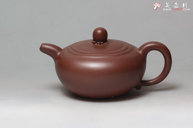 紫砂壶图片：高升（红皮龙） - 宜兴紫砂壶网