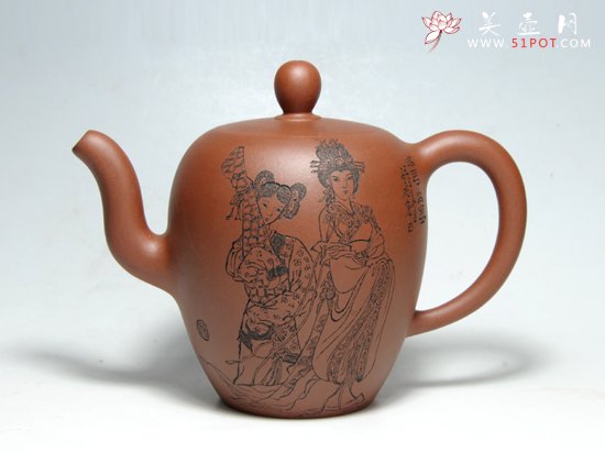 紫砂壶图片：美人肩 - 宜兴紫砂壶网