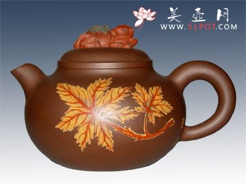 紫砂壶图片：马上封侯 - 宜兴紫砂壶网