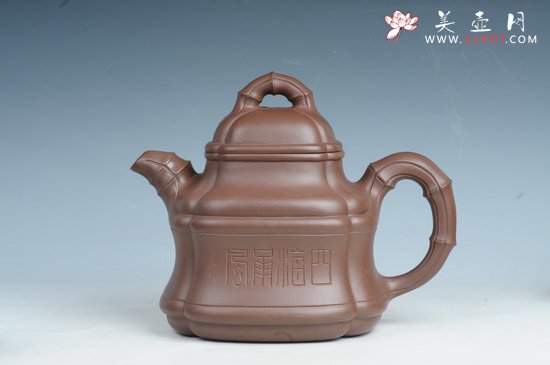 紫砂壶图片：大竹鼎 - 宜兴紫砂壶网