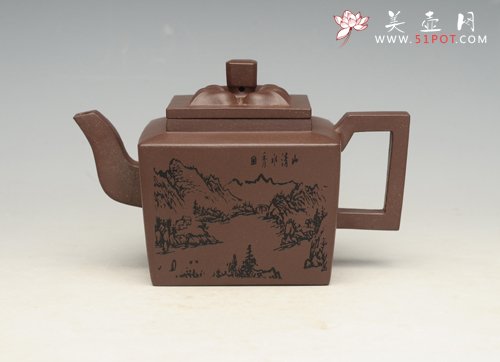 紫砂壶图片：鸣远四方 - 宜兴紫砂壶网