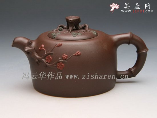 紫砂壶图片：井栏三友 - 宜兴紫砂壶网