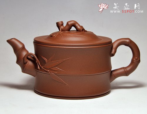 紫砂壶图片：中竹段 - 宜兴紫砂壶网