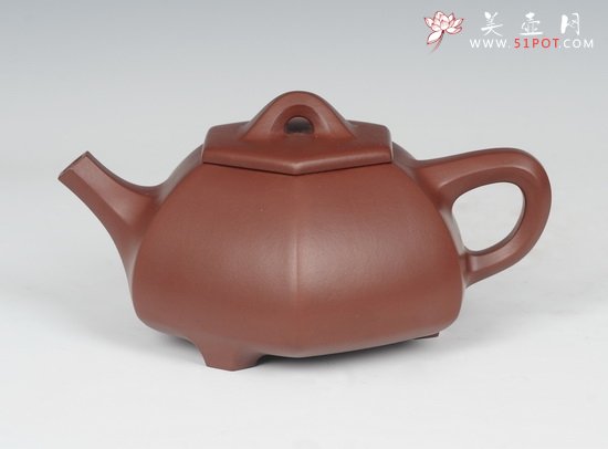 紫砂壶图片：六方石瓢 - 宜兴紫砂壶网