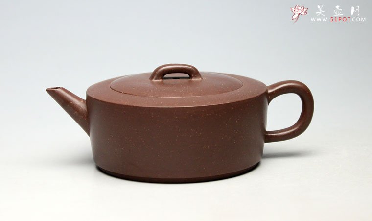 紫砂壶图片：《古桥》容量： 200CC 泥料：紫泥 - 宜兴紫砂壶网