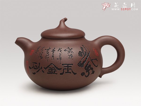 紫砂壶图片：茄段壶 - 宜兴紫砂壶网