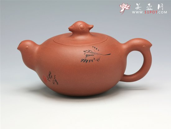 紫砂壶图片：与画家利烽的合作1 - 宜兴紫砂壶网