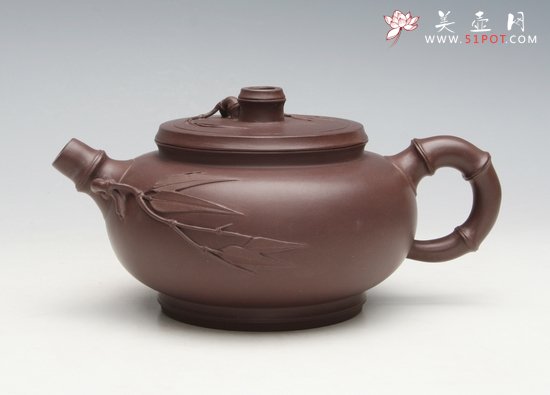 紫砂壶图片：竹报平安 - 宜兴紫砂壶网