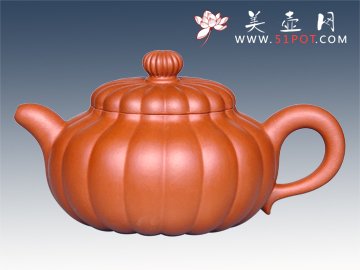 紫砂壶图片：菊瓣壶 - 宜兴紫砂壶网
