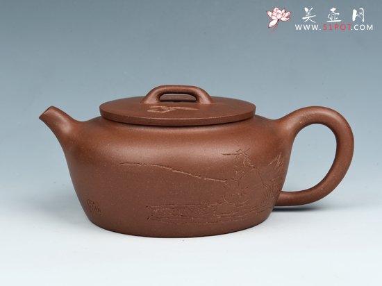 紫砂壶图片：仿古井栏 - 宜兴紫砂壶网