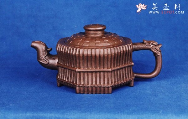 紫砂壶图片：八面玲珑 - 宜兴紫砂壶网