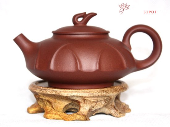 紫砂壶图片：底槽青 奥运圣火壶 - 宜兴紫砂壶网