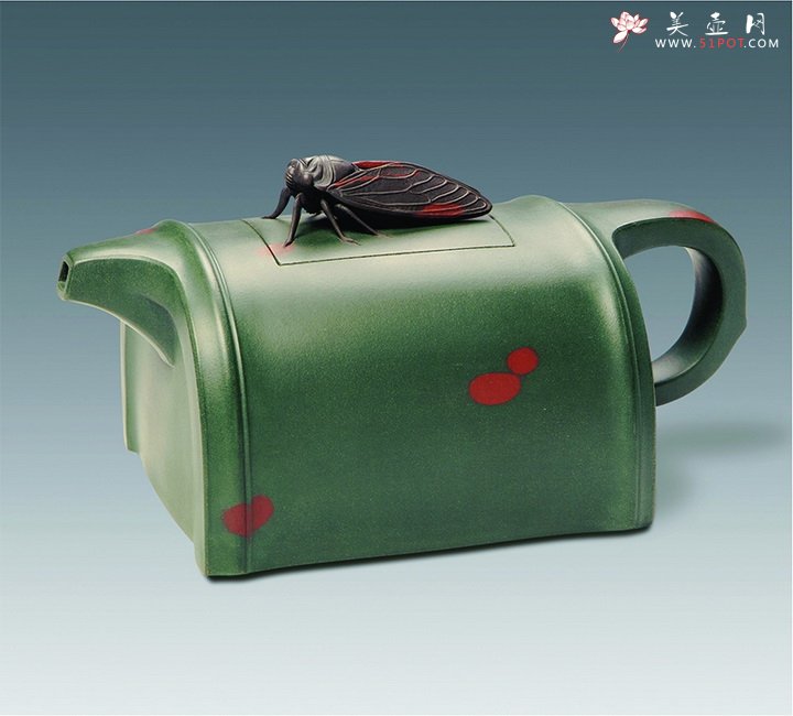 紫砂壶图片：竹·常乐（壶） - 宜兴紫砂壶网