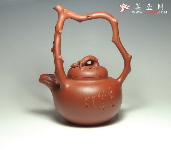 紫砂壶图片：东坡提梁 - 宜兴紫砂壶网