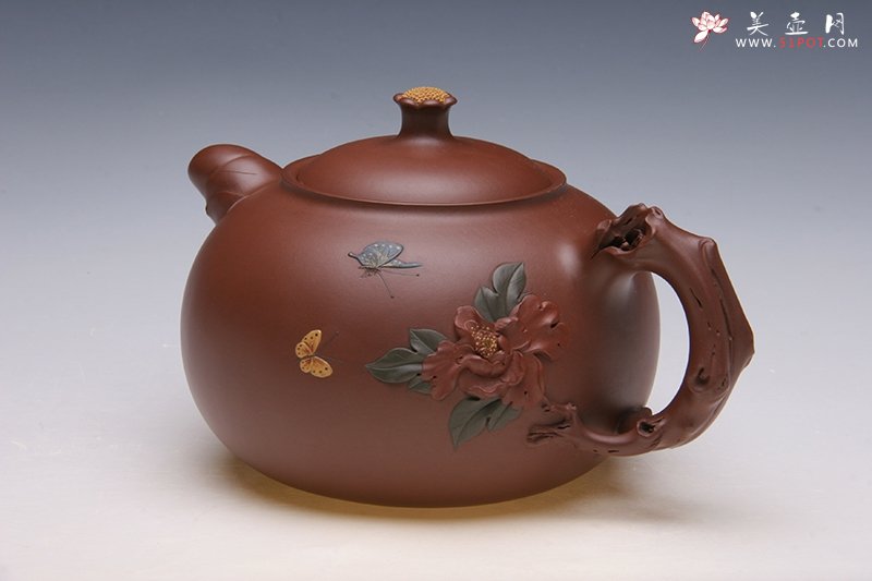 紫砂壶图片：国色天香 - 宜兴紫砂壶网