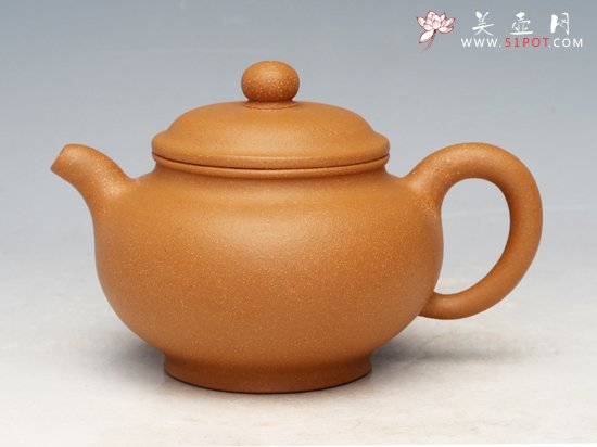 紫砂壶图片：掇只（黄金段） - 宜兴紫砂壶网