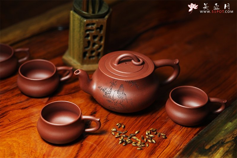 紫砂壶图片：丹凤朝阳 - 宜兴紫砂壶网