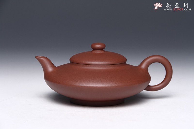 紫砂壶图片：虚扁 - 宜兴紫砂壶网