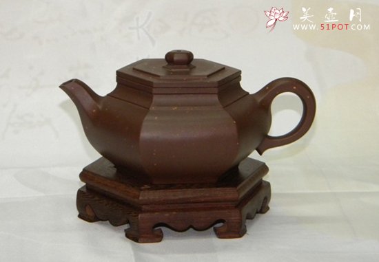 紫砂壶图片：大彬六方 - 宜兴紫砂壶网