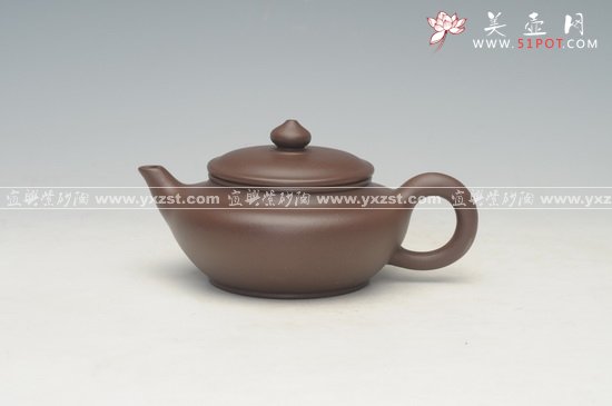 紫砂壶图片：扁樱 - 宜兴紫砂壶网