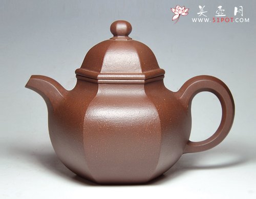 紫砂壶图片：六方掇球 - 宜兴紫砂壶网