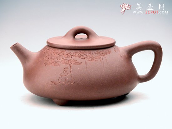 紫砂壶图片：景舟石瓢(全手工) - 宜兴紫砂壶网