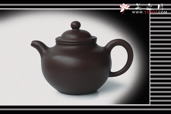 紫砂壶图片：大亨掇球 - 宜兴紫砂壶网