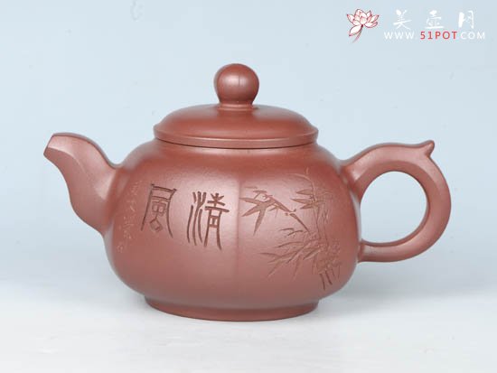 紫砂壶图片：圆六方 - 宜兴紫砂壶网