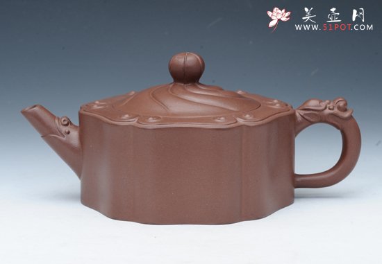 紫砂壶图片：龙头如意 - 宜兴紫砂壶网