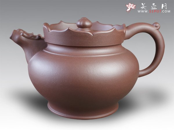 紫砂壶图片：龙头僧帽 - 宜兴紫砂壶网