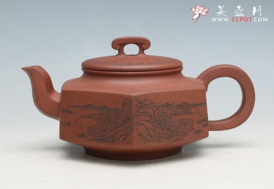 紫砂壶图片：山谷琴声 - 宜兴紫砂壶网