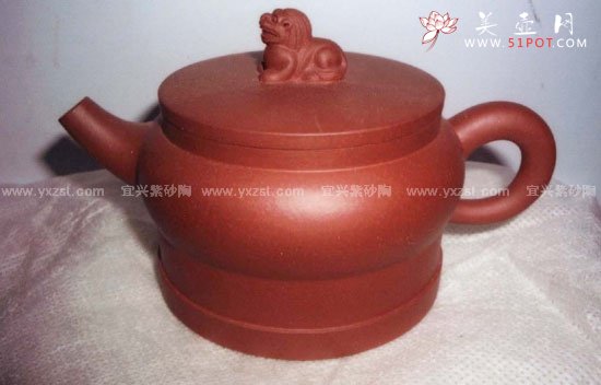 紫砂壶图片：狮樽壶 - 宜兴紫砂壶网