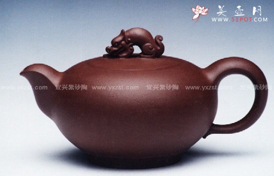 紫砂壶图片：深龙壶 - 宜兴紫砂壶网