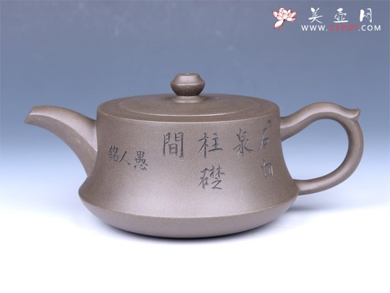 紫砂壶图片：柱础壶 - 宜兴紫砂壶网