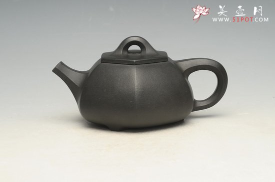 紫砂壶图片：六方石瓢 - 宜兴紫砂壶网