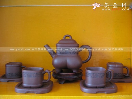 紫砂壶图片：将军套壶 - 宜兴紫砂壶网