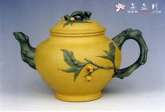 紫砂壶图片：桃报 - 宜兴紫砂壶网