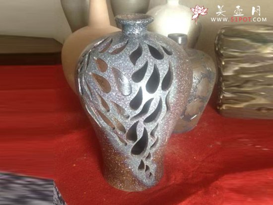 紫砂壶图片：彩陶瓶 - 宜兴紫砂壶网