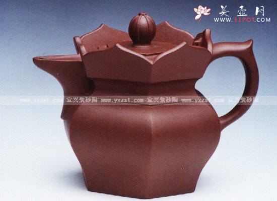 紫砂壶图片：僧帽 - 宜兴紫砂壶网