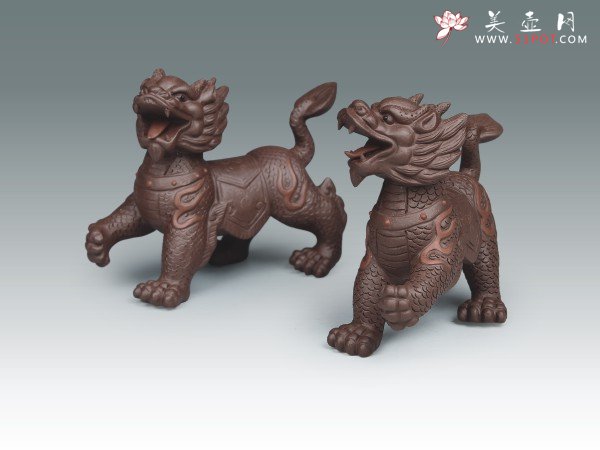 紫砂壶图片：麒麟 - 宜兴紫砂壶网